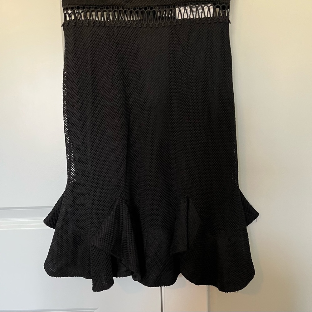 NWT Hello Molly In Other News Dress Black Mesh - Picture 7 of 10
